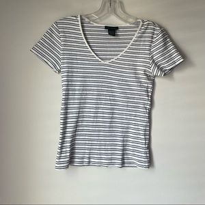 The Limited Striped 100% Cotton Short Sleeve Tee Shirt Size Small